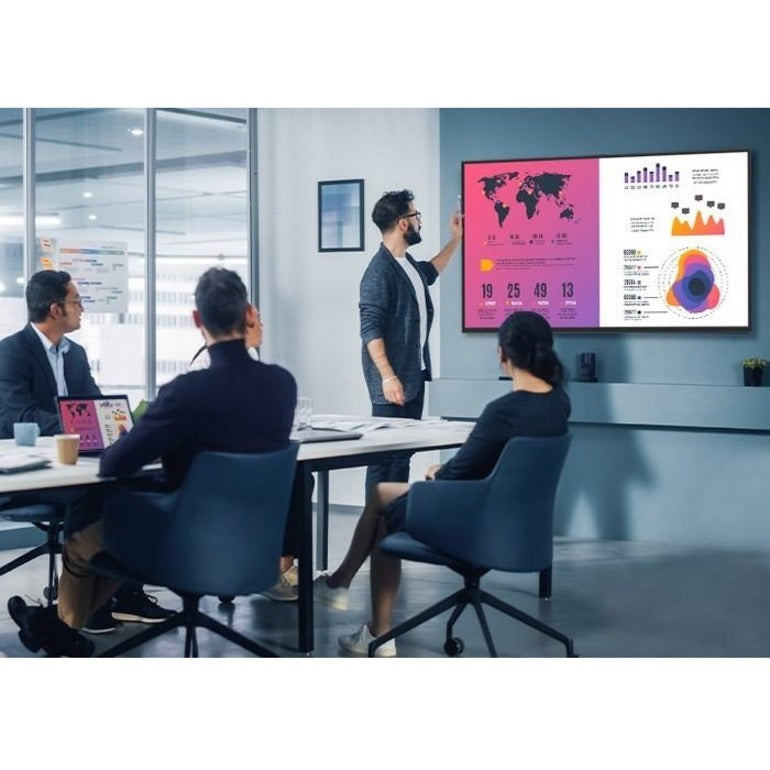 Alternate-Image4 Image for ViewSonic CDE6512 65" 4K UHD Commercial Display with VESP, Wireless Screen Sharing, USB Wi-Fi Capabilities, RJ45, HDMI, USB C