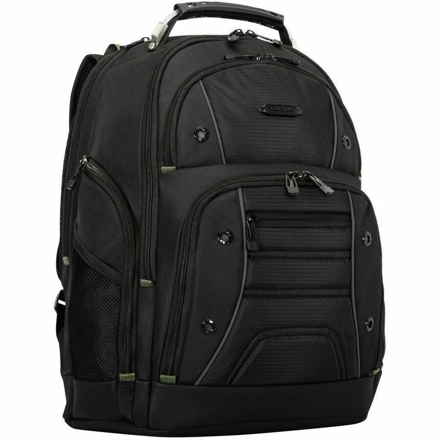 Alternate-Image1 Image for Targus Drifter TBB63805GL Carrying Case Rugged (Backpack) for 15" to 16" Notebook - Black - TAA Compliant