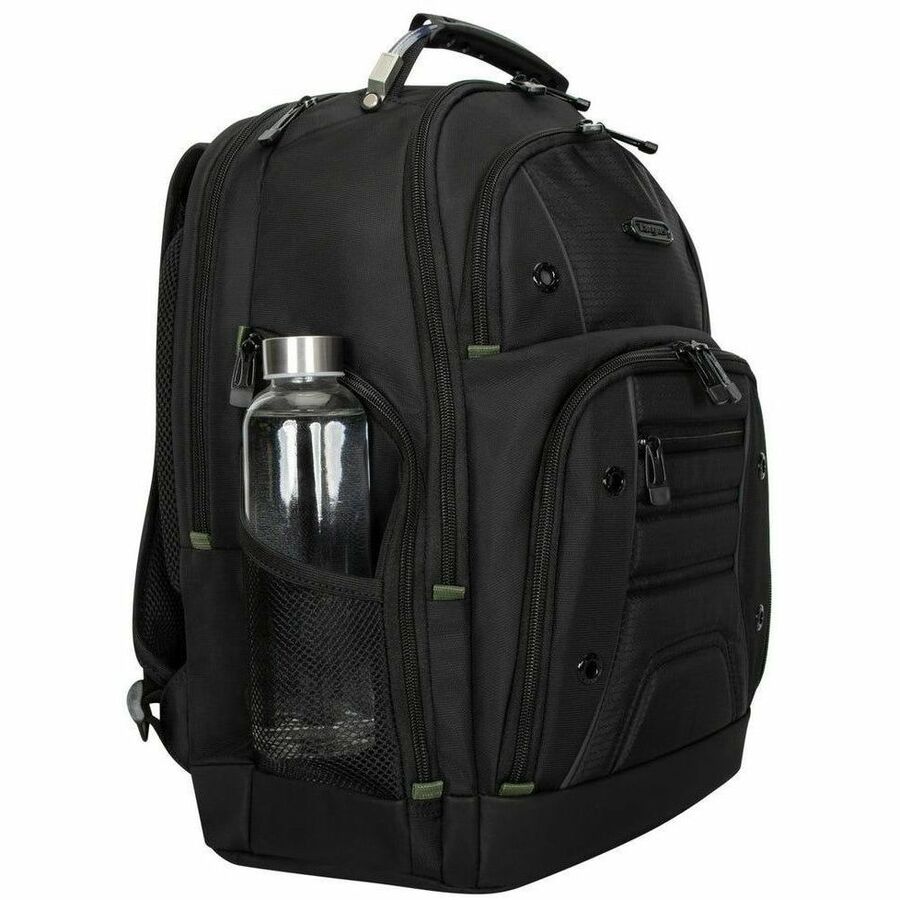 Alternate-Image3 Image for Targus Drifter TBB63805GL Carrying Case Rugged (Backpack) for 15" to 16" Notebook - Black - TAA Compliant