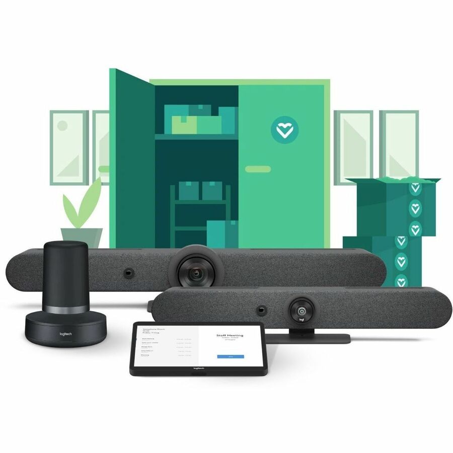 Alternate-Image2 Image for Logitech Rally Bar Mini All-in-One Video Bar (Graphite, TAA Compliant)