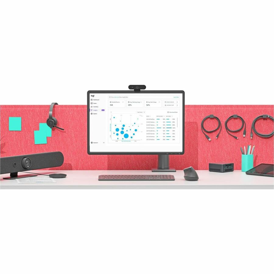 Life-Style Image for Logitech Rally Bar Mini All-in-One Video Bar (Graphite, TAA Compliant)