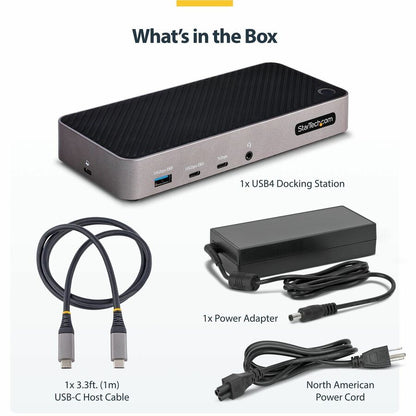 Alternate-Image6 Image for StarTech.com USB-C Triple Monitor Docking Station - Triple 4K HDMI/DP USB-C Dock - 5x USB Hub - GbE - 100W PD - Universal / Multi Monitor