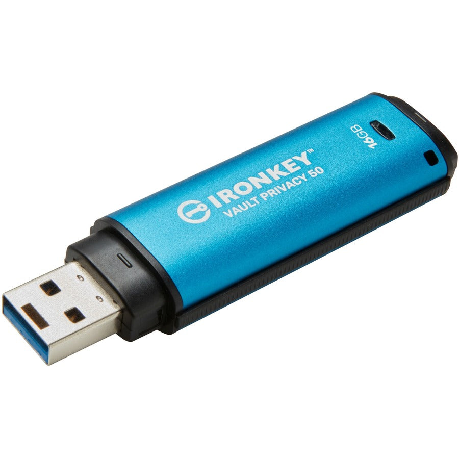 Left Image for IronKey Vault Privacy 50 Series 16GB USB 3.2 (Gen 1) Type A Flash Drive