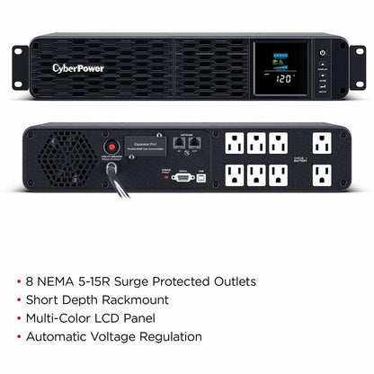 Alternate-Image2 Image for CyberPower CP1500PFCRM2U PFC Sinewave UPS Systems