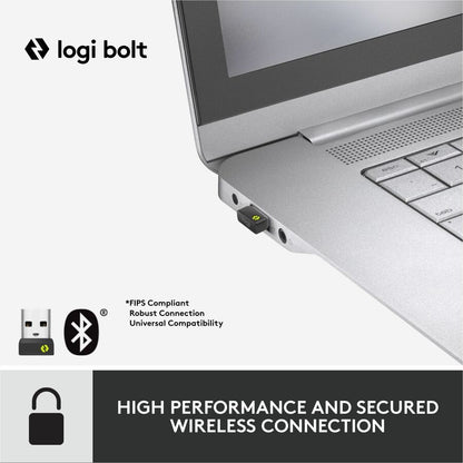 Alternate-Image1 Image for Logitech Signature MK650 Combo for Business, Wireless Mouse and Keyboard, Logi Bolt, Bluetooth, SmartWheel, Globally Certified, Graphite