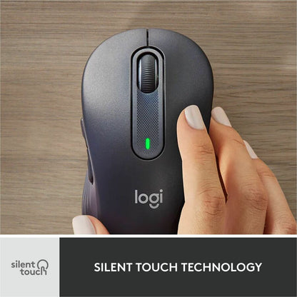 Alternate-Image8 Image for Logitech Signature MK650 Combo for Business, Wireless Mouse and Keyboard, Logi Bolt, Bluetooth, SmartWheel, Globally Certified, Graphite
