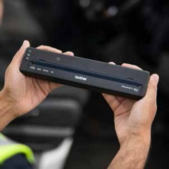 Alternate-Image8 Image for Brother PocketJet 8 PJ-883 Mobile Direct Thermal Printer - Monochrome - Label Print - USB - USB Host - Bluetooth -Printer only / no accessories included