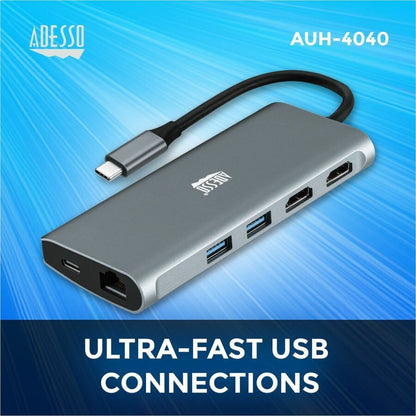 Alternate-Image3 Image for Adesso 9-in-1 USB-C Multi-Port Docking Station (TAA Compliant)