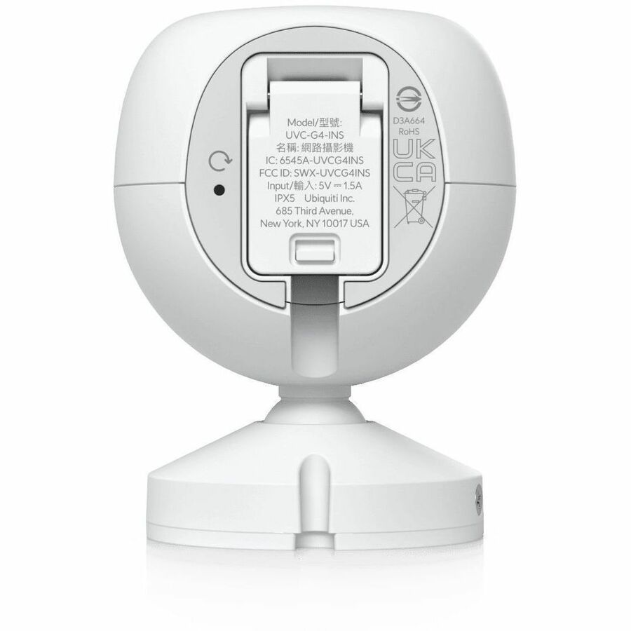 Rear Image for Ubiquiti UniFi UVC-G4-INS 5 Megapixel Indoor 2K Network Camera - Color