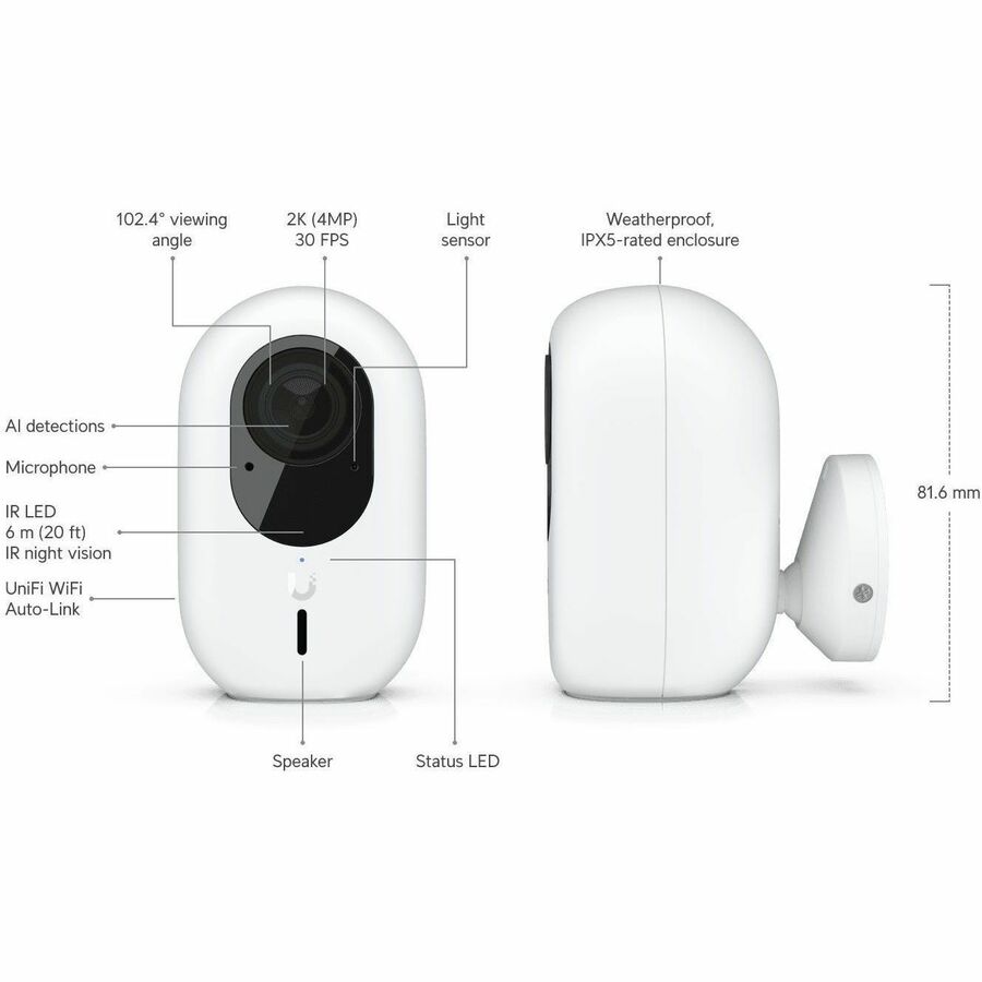 Alternate-Image7 Image for Ubiquiti UniFi UVC-G4-INS 5 Megapixel Indoor 2K Network Camera - Color