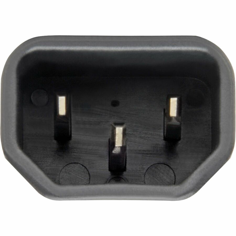 Alternate-Image1 Image for Eaton Tripp Lite Series NEMA 5-15R to C14 Power Cord Adapter - 15A, 125V, Black
