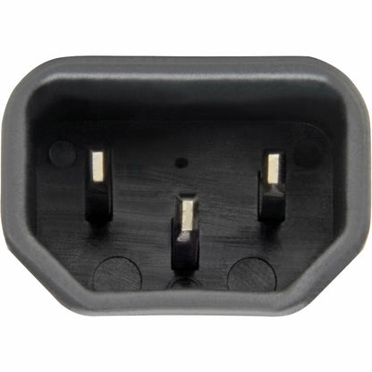 Alternate-Image1 Image for Eaton Tripp Lite Series NEMA 5-15R to C14 Power Cord Adapter - 15A, 125V, Black