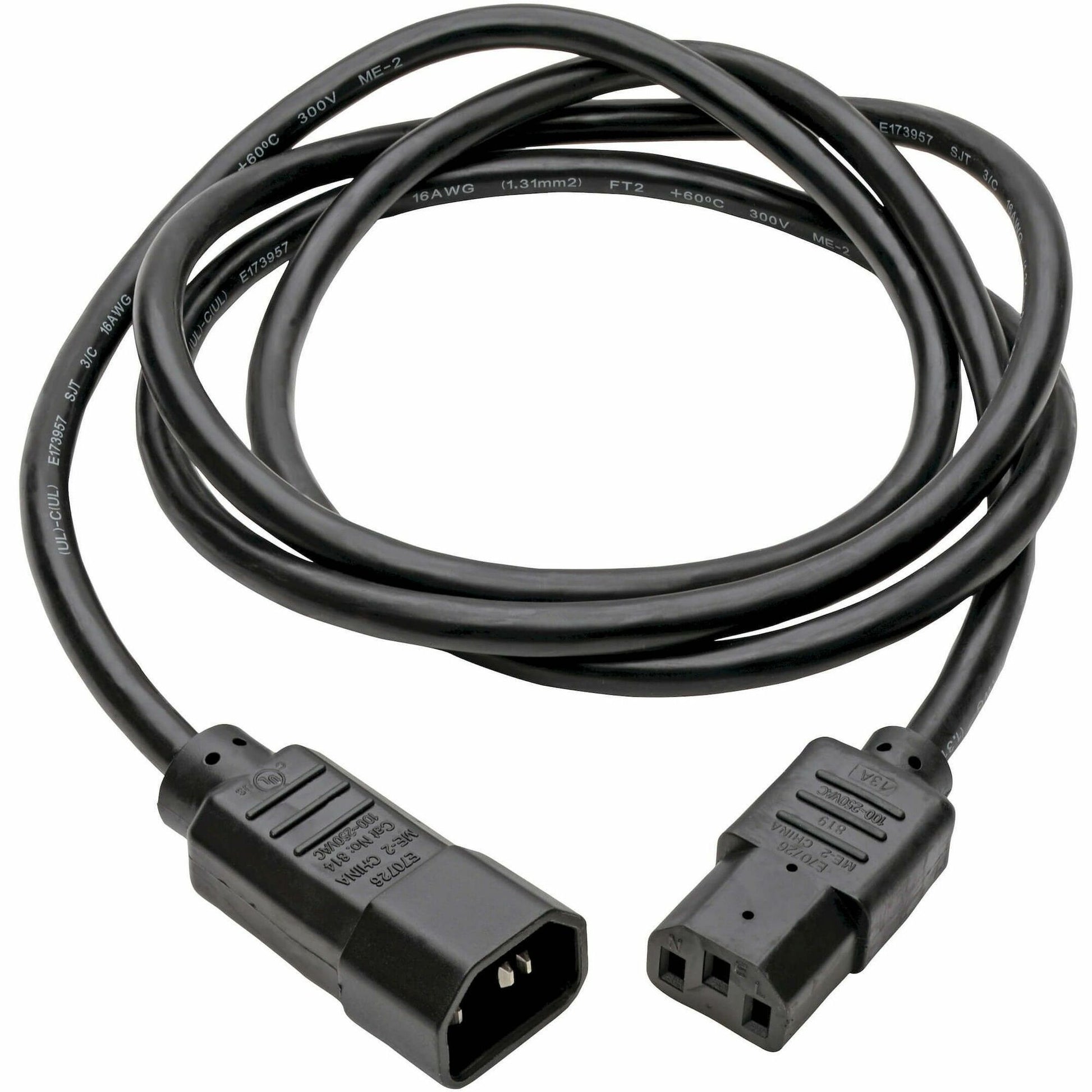 Main Image for Eaton Tripp Lite Series PDU Power Cord, C13 to C14 - 10A, 250V, 18 AWG, 6 ft. (1.83 m), Black