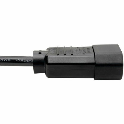 Alternate-Image2 Image for Eaton Tripp Lite Series PDU Power Cord, C13 to C14 - 10A, 250V, 18 AWG, 6 ft. (1.83 m), Black