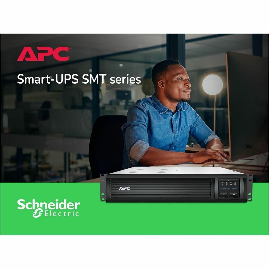 Alternate-Image6 Image for APC Smart-UPS, Line Interactive, 1500VA, Rackmount 2U, 120V, 6x NEMA 5-15R outlets, SmartConnect Port+Network Card, AVR, LCD