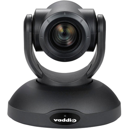 Front Image for Vaddio RoboSHOT 20 UHD PTZ Camera - 20x Zoom 2160p/30 - TAA Compliant - Black