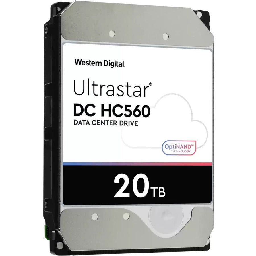 Alternate-Image1 Image for WD Ultrastar DC HC560 WUH722020BL5204 20 TB Hard Drive - 3.5" Internal - SAS (12Gb/s SAS)