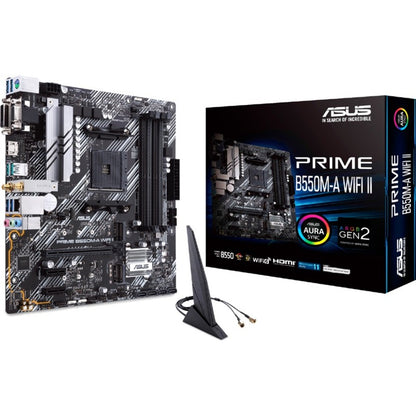Alternate-Image7 Image for Asus Prime B550M-A WIFI II Desktop Motherboard - AMD B550 Chipset - Socket AM4 - Micro ATX