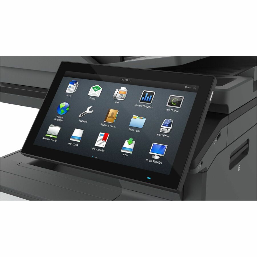 Alternate-Image1 Image for Lexmark CX735adse Laser Multifunction Printer - Color - Black, White - TAA Compliant