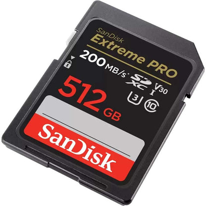 Alternate-Image2 Image for SanDisk Extreme PRO 512 GB Class 3/UHS-I (U3) V30 SDXC