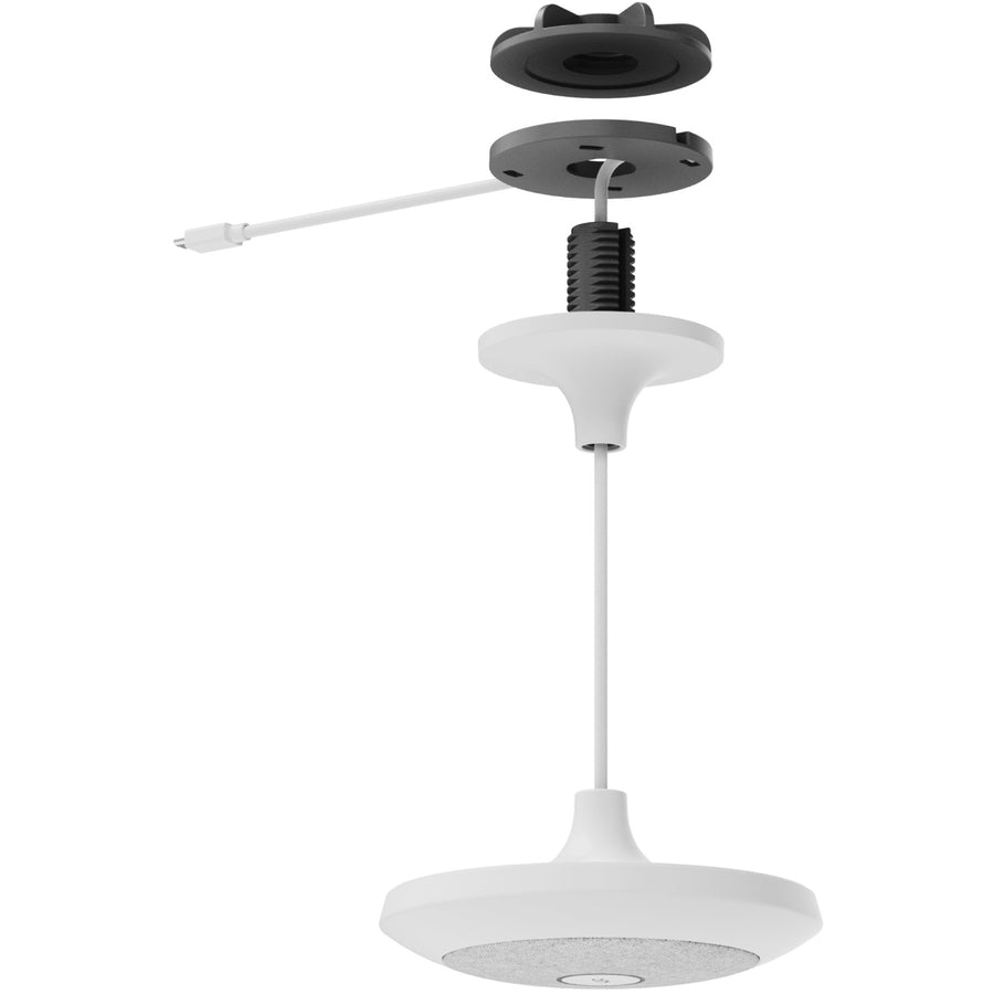 Alternate-Image3 Image for Logitech Mic Pod Pendant Mount - Ceiling pendant mount for Rally Mic Pod microphones