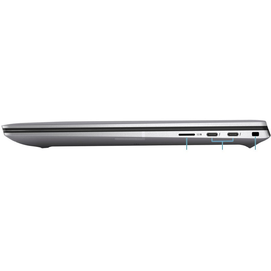 Alternate-Image9 Image for Dell Precision 5000 5470 14" Mobile Workstation - Full HD Plus - 60 Hz - Intel Core i5 12th Gen i5-12500H - vPro Technology - 8 GB - 256 GB SSD - English (US) Keyboard - Aluminum Titan Gray