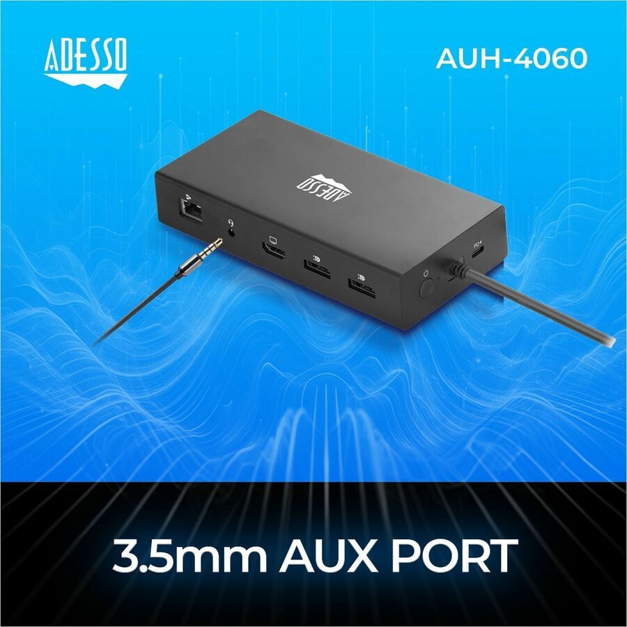 Alternate-Image2 Image for Adesso 12-in-1 USB-C Multi-Port Docking Station (TAA Compliant)