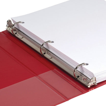 Left Image for Samsill Durable 1 Inch Binder, Made in The USA, D Ring Binder, Customizable Clear View Cover, Basic Assortment, 4 Pack, Each Holds 225 Pages (MP46409)
