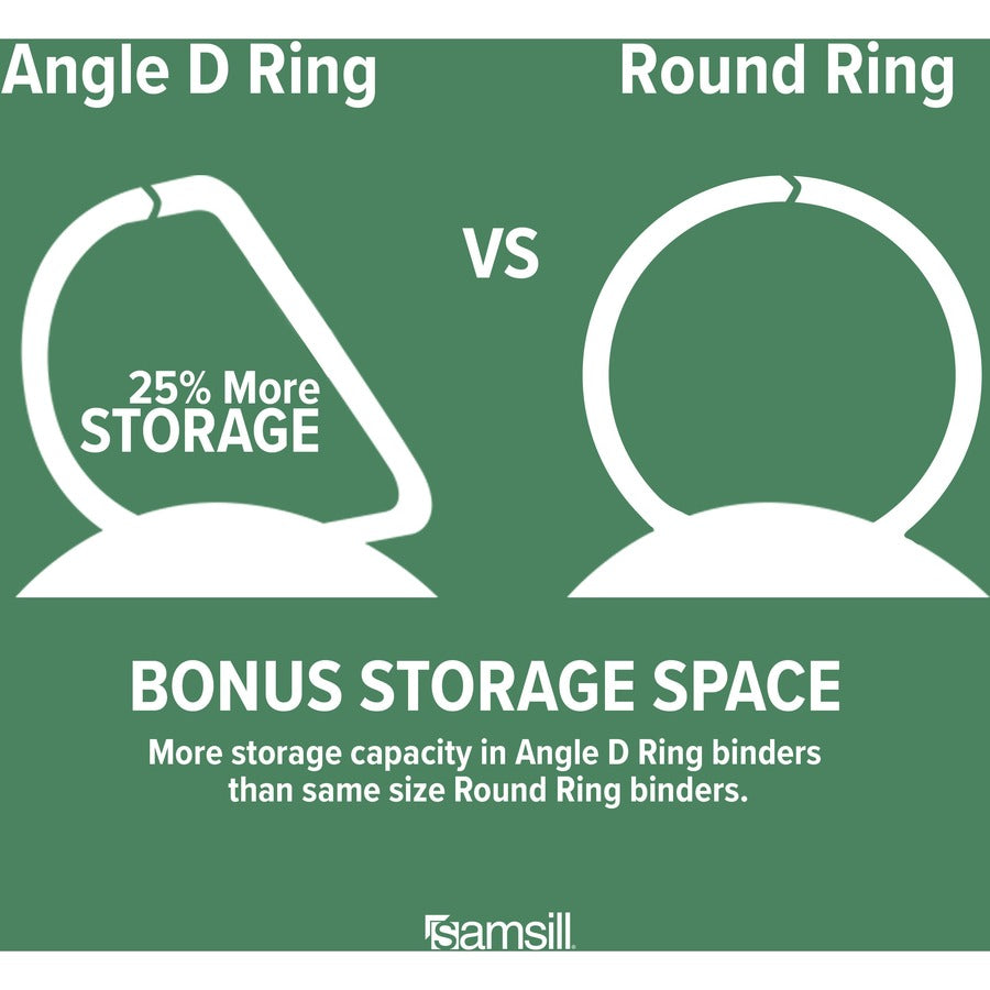 Alternate-Image7 Image for Samsill Durable 2 Inch Binder, Made in the USA, D Ring Customizable Clear View Binder, Basic Assortment, 4 Pack, Each Holds 475 Pages (MP46468)