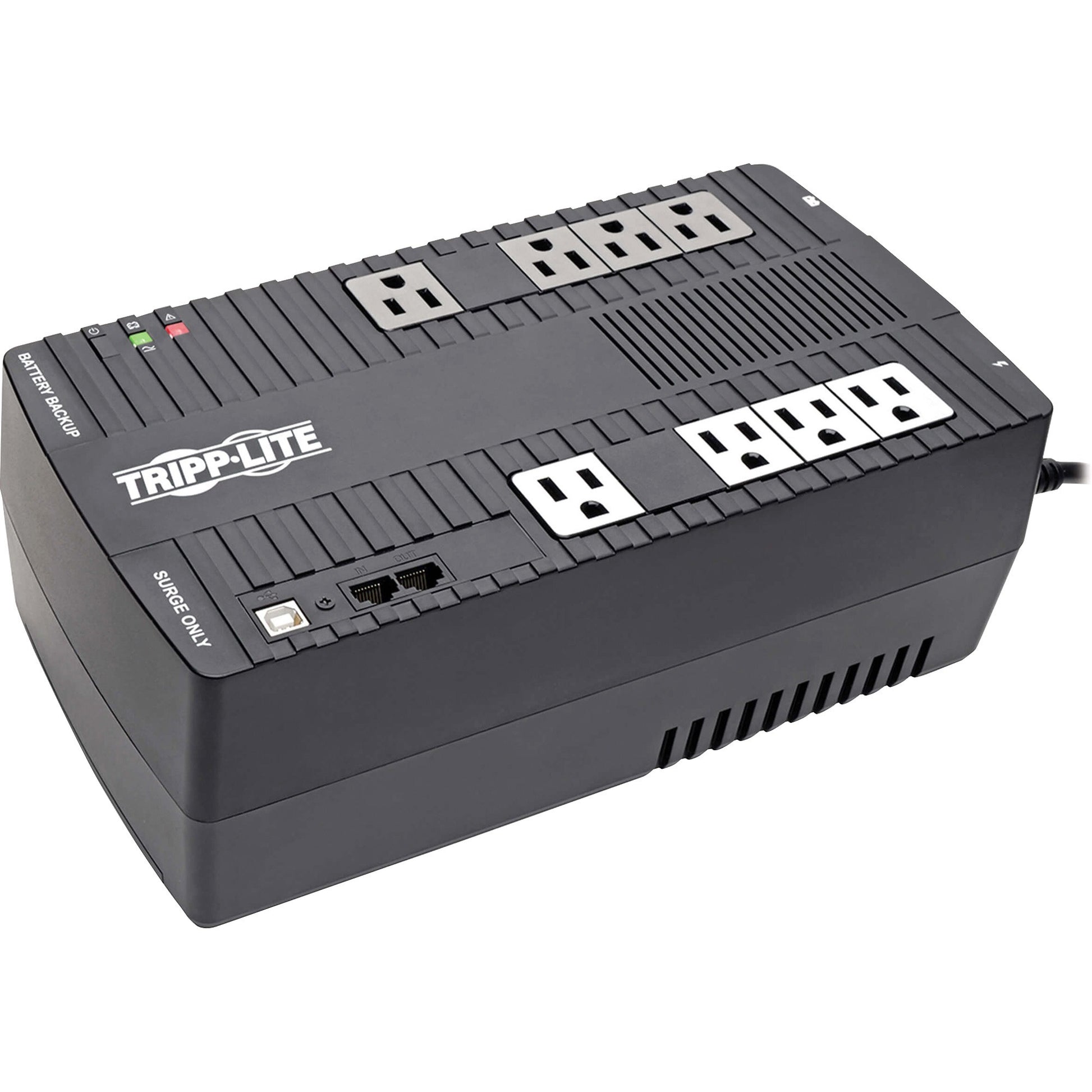 Main Image for Eaton Tripp Lite Series 550VA 300W Line-Interactive UPS - 8 NEMA 5-15R Outlets, AVR, 120V, 50/60 Hz, USB, Desktop/Wall Mount