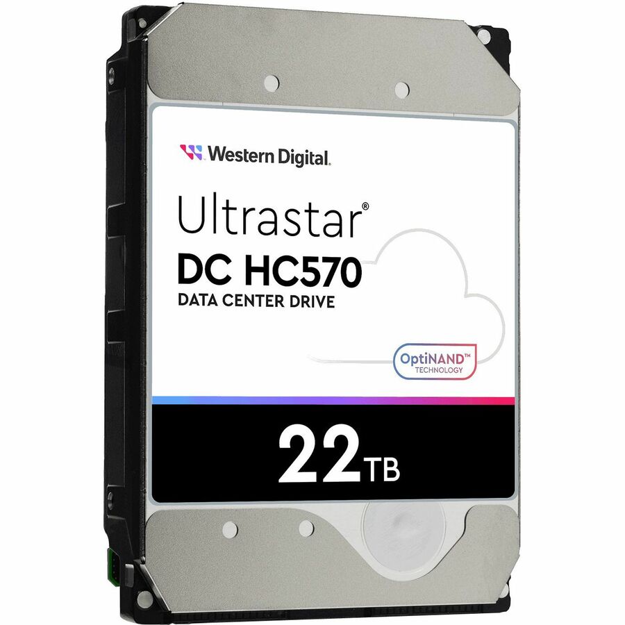 Alternate-Image2 Image for HGST Ultrastar DC HC570 WUH722222ALE6L1 22 TB Hard Drive - 3.5" Internal - SATA (SATA/600) - Conventional Magnetic Recording (CMR) Method