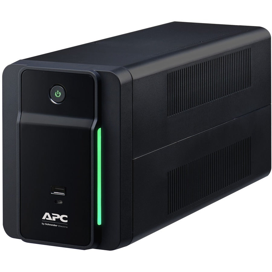 Left Image for APC Back UPS, 950VA/480W, Tower, 120V, 6x NEMA 5-15R outlets, USB Type A + C Ports, User Replaceable Battery