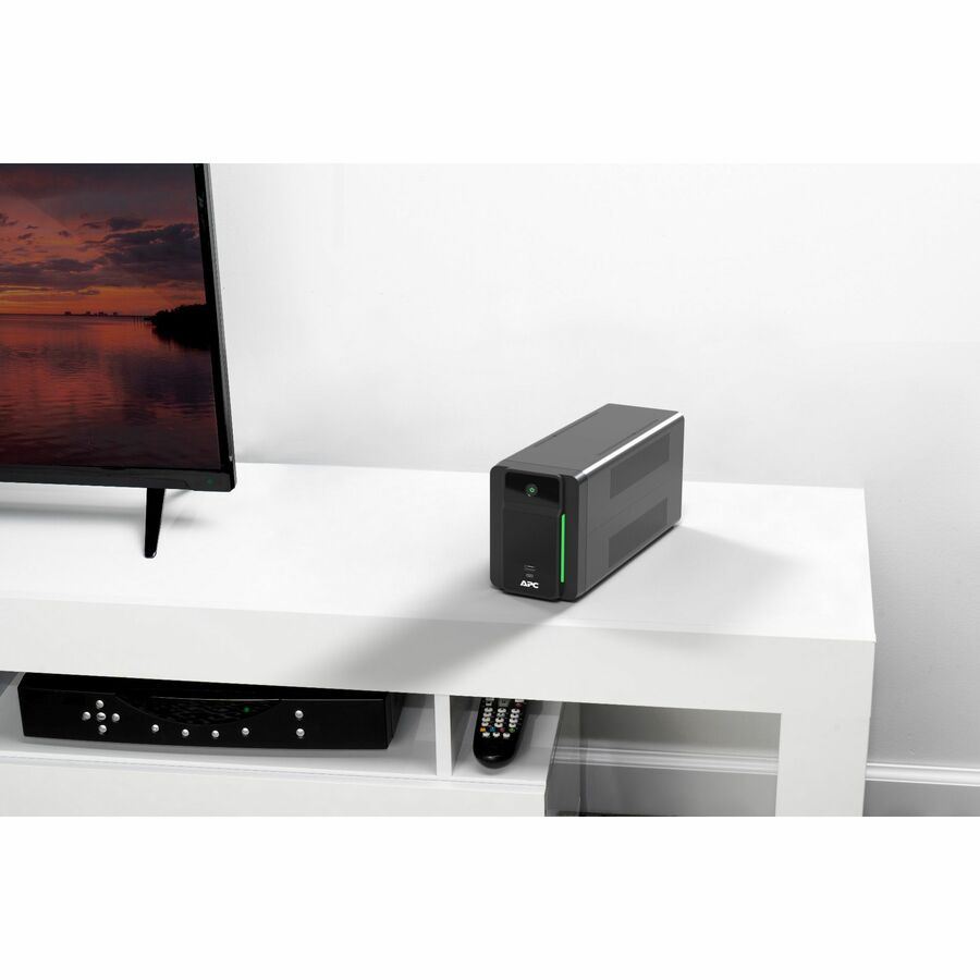 Life-Style Image for APC Back UPS, 950VA/480W, Tower, 120V, 6x NEMA 5-15R outlets, USB Type A + C Ports, User Replaceable Battery