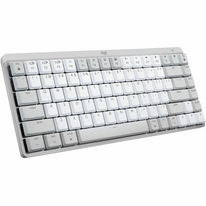 Main Image for Logitech MX Mechanical Mini for Mac Wireless Illuminated Keyboard, Low-Profile Switches, Tactile Quiet Keys, Pale Gray
