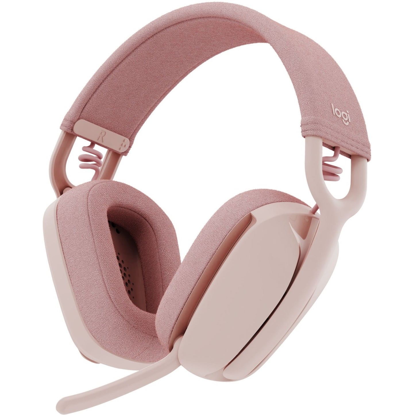 Main Image for Logitech Zone Vibe 100 Wireless Over Ear Headphones, Noise Canceling Microphone, Advanced Multipoint Bluetooth Headset, Rose