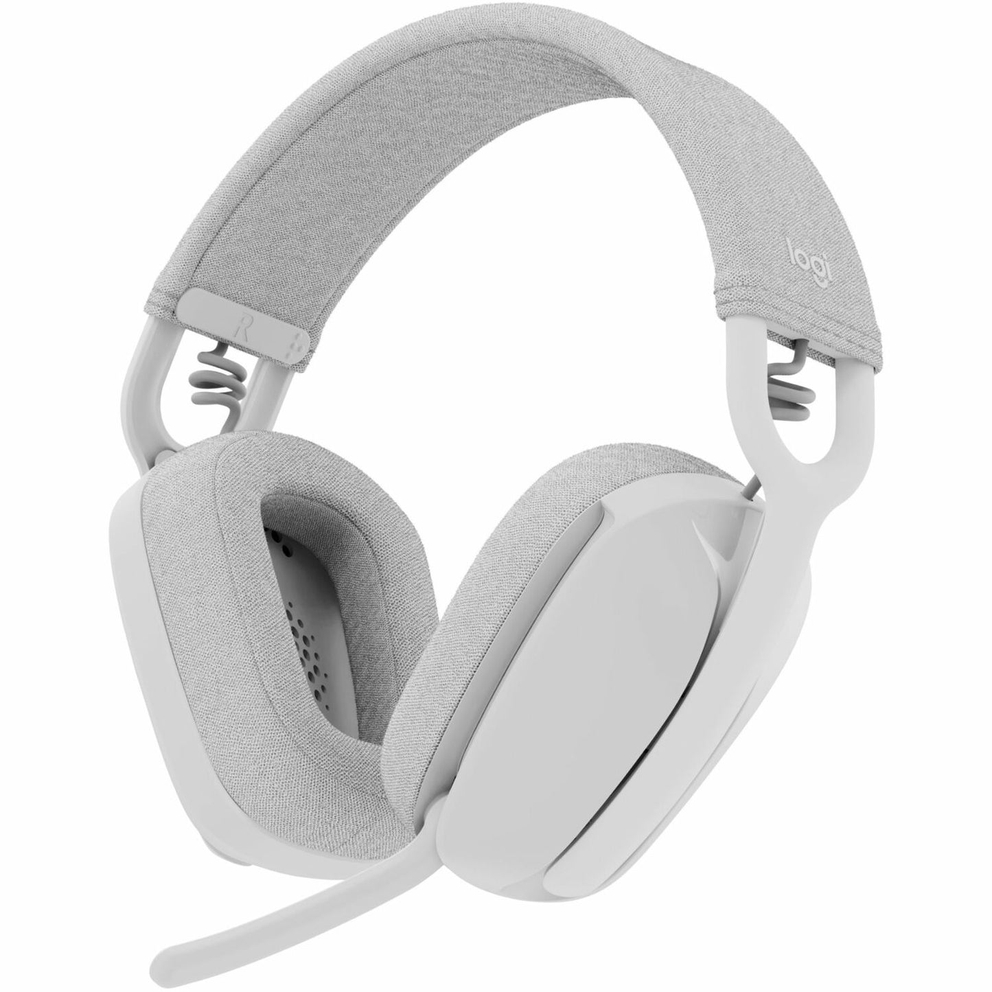 Main Image for Logitech Zone Vibe 100 Wireless Over Ear Headphones, Noise Canceling Microphone, Advanced Multipoint Bluetooth Headset, Off-white