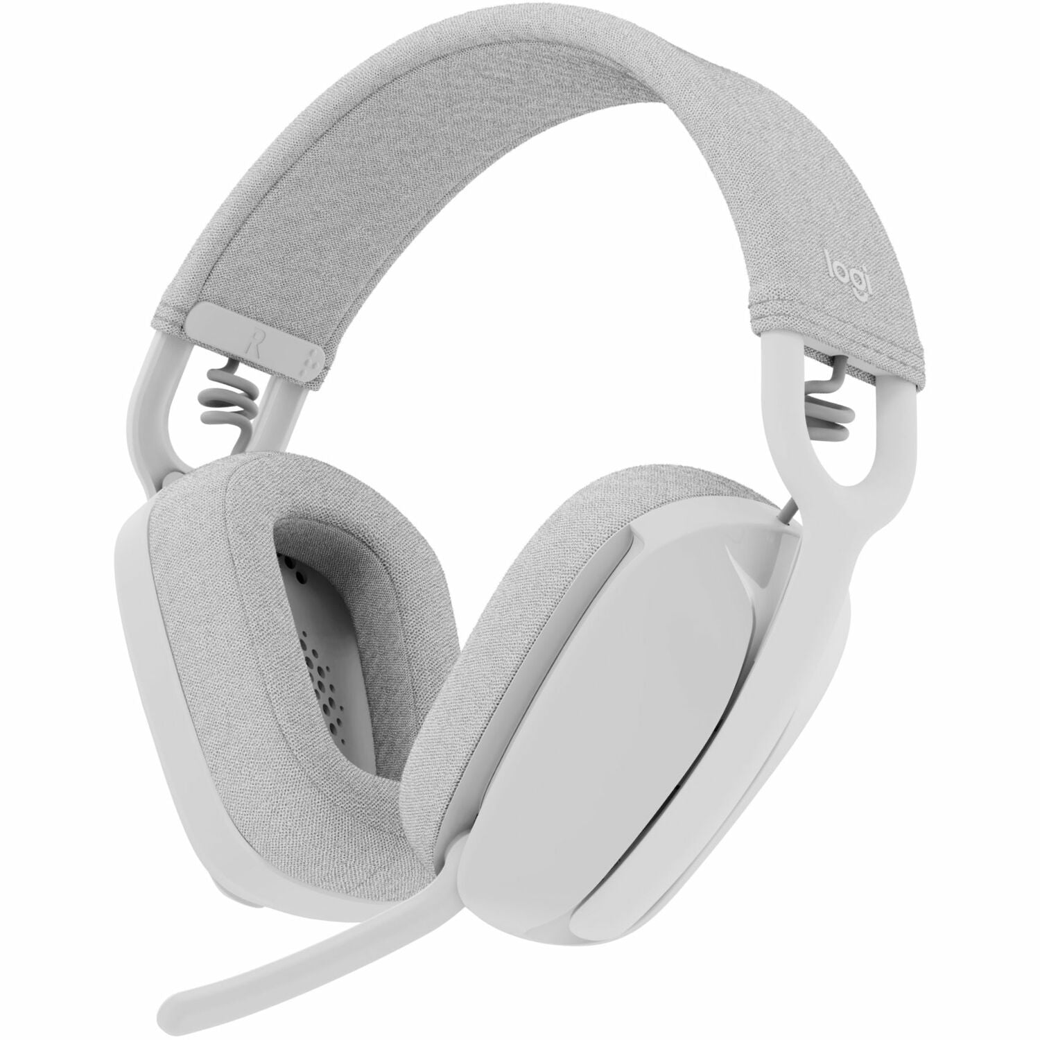 Main Image for Logitech Zone Vibe 100 Wireless Over Ear Headphones, Noise Canceling Microphone, Advanced Multipoint Bluetooth Headset, Off-white