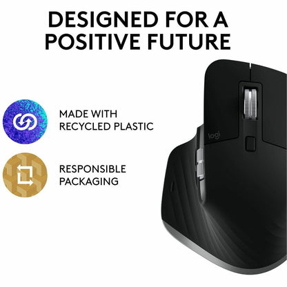 Alternate-Image4 Image for Logitech MX Master 3S for Mac - Wireless Bluetooth Mouse with Ultra-fast Scrolling, 8K DPI, Quiet Clicks, Space Gray