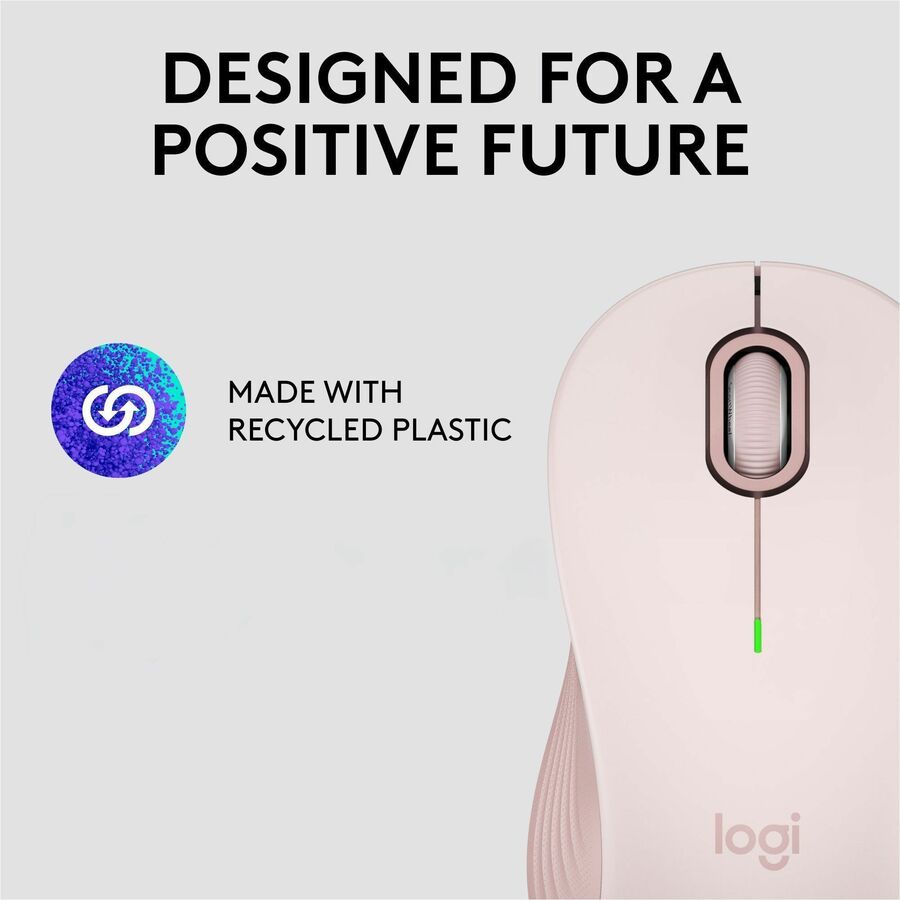 Alternate-Image4 Image for Logitech Signature M550 Wireless Mouse - For Small to Medium Sized Hands, 2-Year Battery, Silent Clicks, Rose
