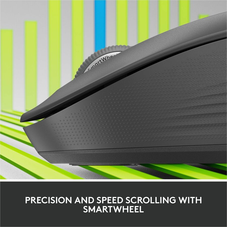 Alternate-Image1 Image for Logitech Signature M550 L Full Size Wireless Mouse - For Large Sized Hands, 2-Year Battery, Silent Clicks, Bluetooth, Graphite
