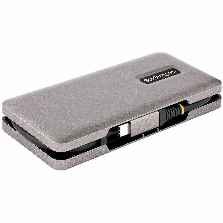 Alternate-Image2 Image for StarTech.com 4-Port USB-C Hub, USB 3.2 Gen 2, 10Gbps, 100W Power Delivery Pass-Through, 12.6in (32cm) Cable, Portable USB Expansion Hub