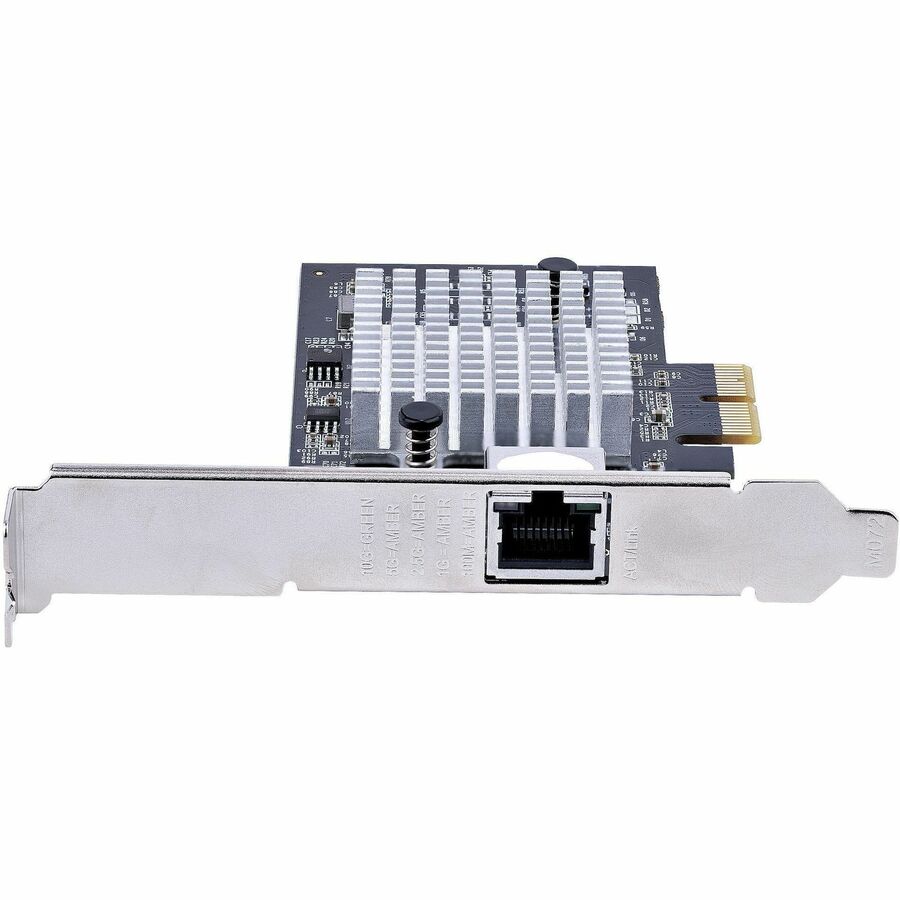 Alternate-Image2 Image for StarTech.com 1-Port 10Gbps PCIe Network Adapter Card, Network Card for PC/Server, PCIe Ethernet Card w/Jumbo Frame, NIC/LAN Interface Card