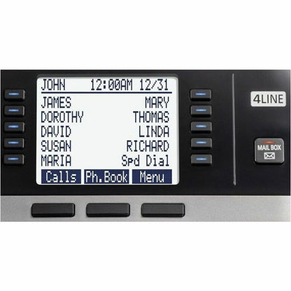Alternate-Image3 Image for Panasonic KX-TGW420 DECT 6.0 1.90 GHz Corded/Cordless Phone - Desktop - Black