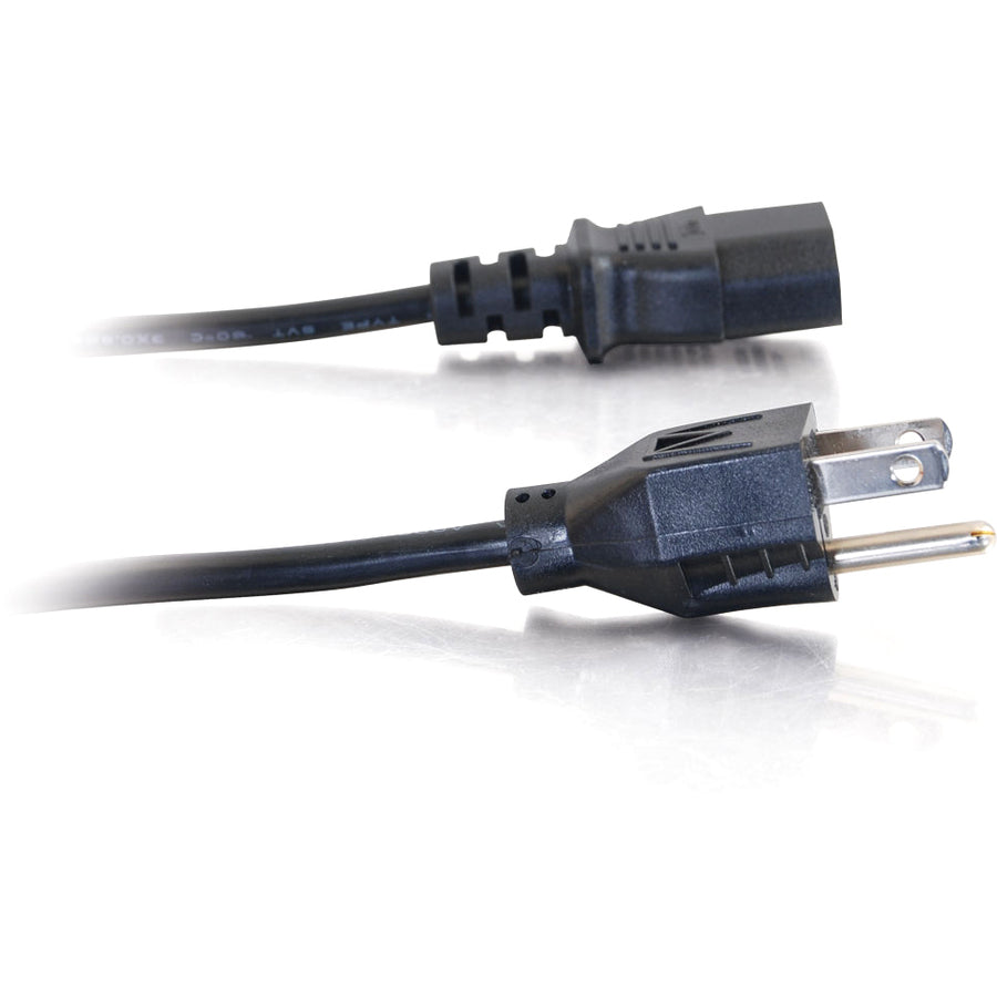 Alternate-Image3 Image for C2G 25ft Universal Power Cord - 18 AWG - NEMA 5-15P to IEC320C13