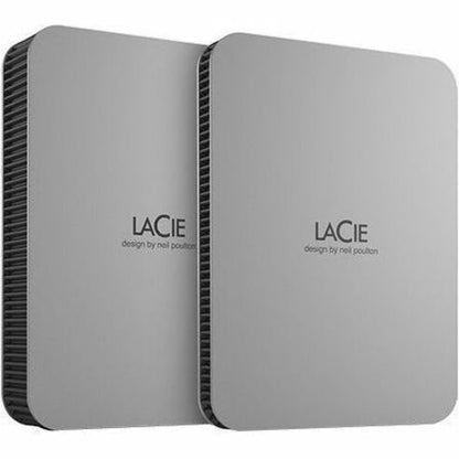 Alternate-Image1 Image for LaCie STLP2000400 2 TB Portable Hard Drive - External - Moon Silver