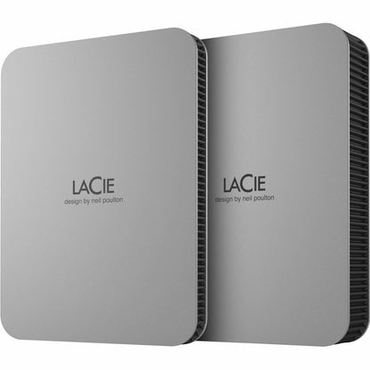 Main Image for LaCie STLP2000400 2 TB Portable Hard Drive - External - Moon Silver