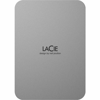 Alternate-Image2 Image for LaCie STLP2000400 2 TB Portable Hard Drive - External - Moon Silver