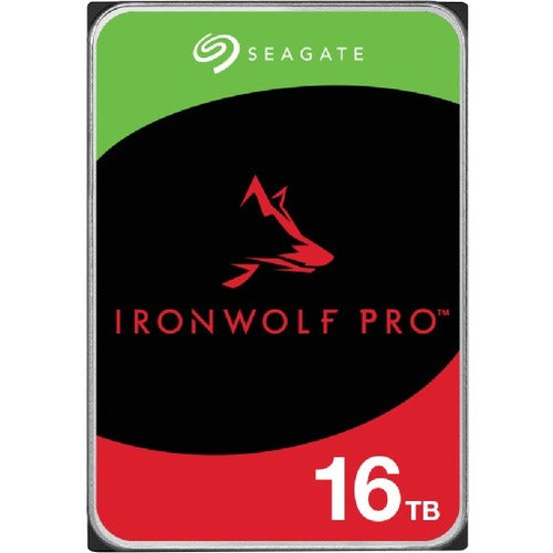 Main Image for Seagate IronWolf Pro ST16000NT001 16 TB Hard Drive - 3.5" Internal - SATA (SATA/600) - Conventional Magnetic Recording (CMR) Method