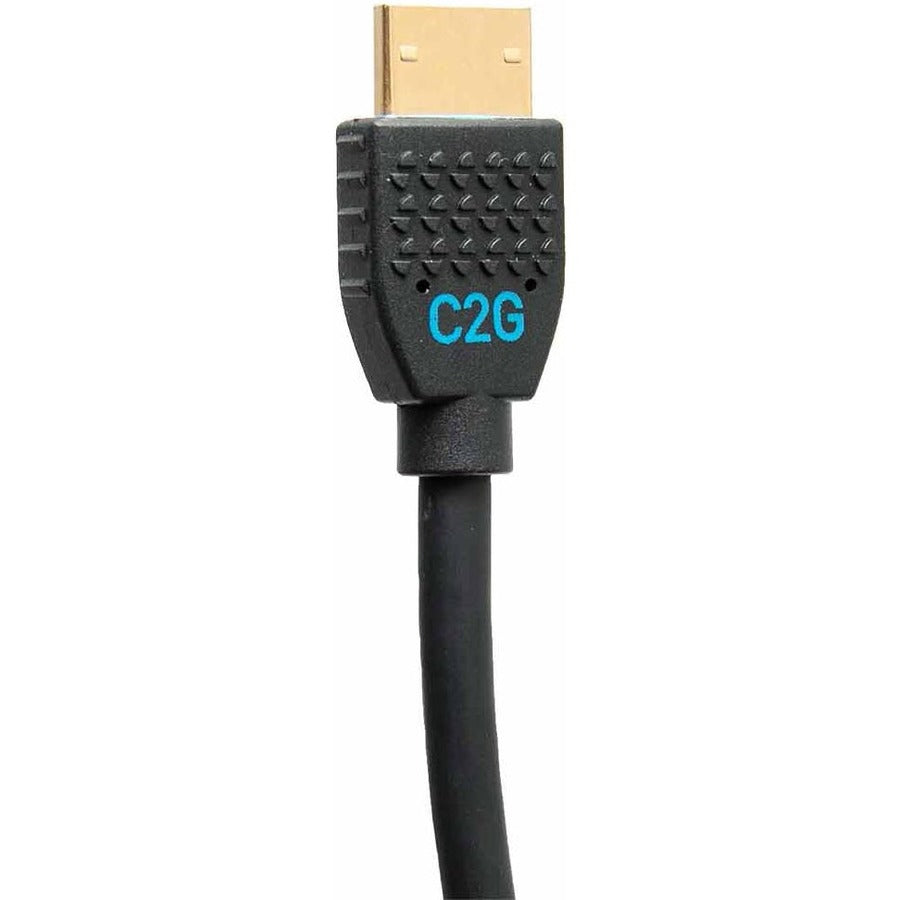 Alternate-Image3 Image for C2G 10ft Performance Series Ultra Flexible High Speed HDMI Cable w Ethernet - In-Wall CMG Rated - 4K 60Hz - M/M - Black