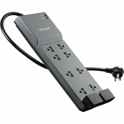 Main Image for Belkin 8-Outlet Surge Protector - 6ft Cord - Right Angle Plug - 3550J - Telephone Protection - Grey (3-pack)
